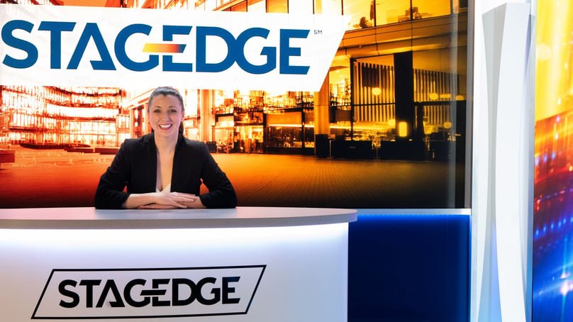 Edie from Stagedge at the News Desk on our Virtual Main Stage