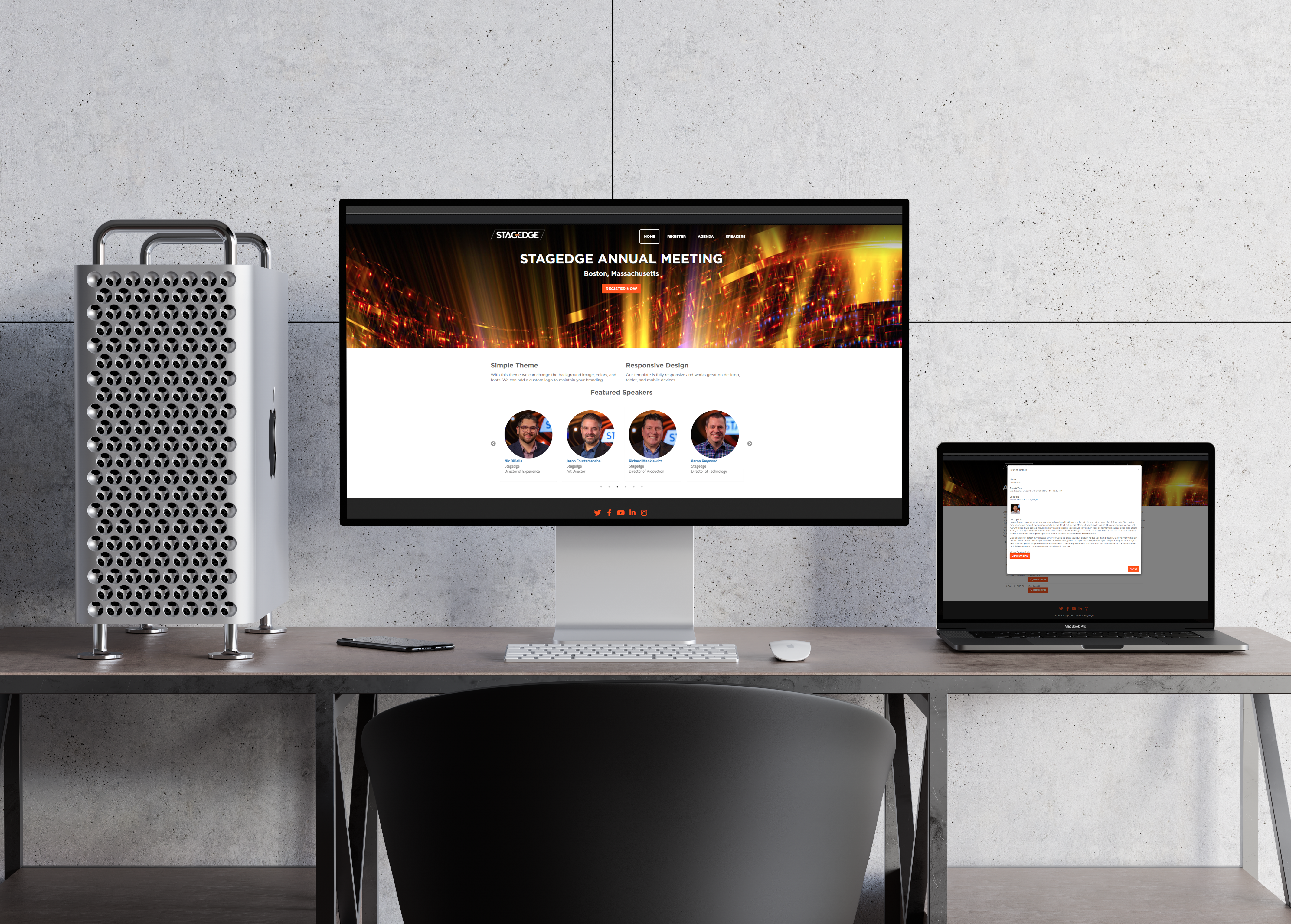 Pro Display Mockup - Stagedge Reg Page